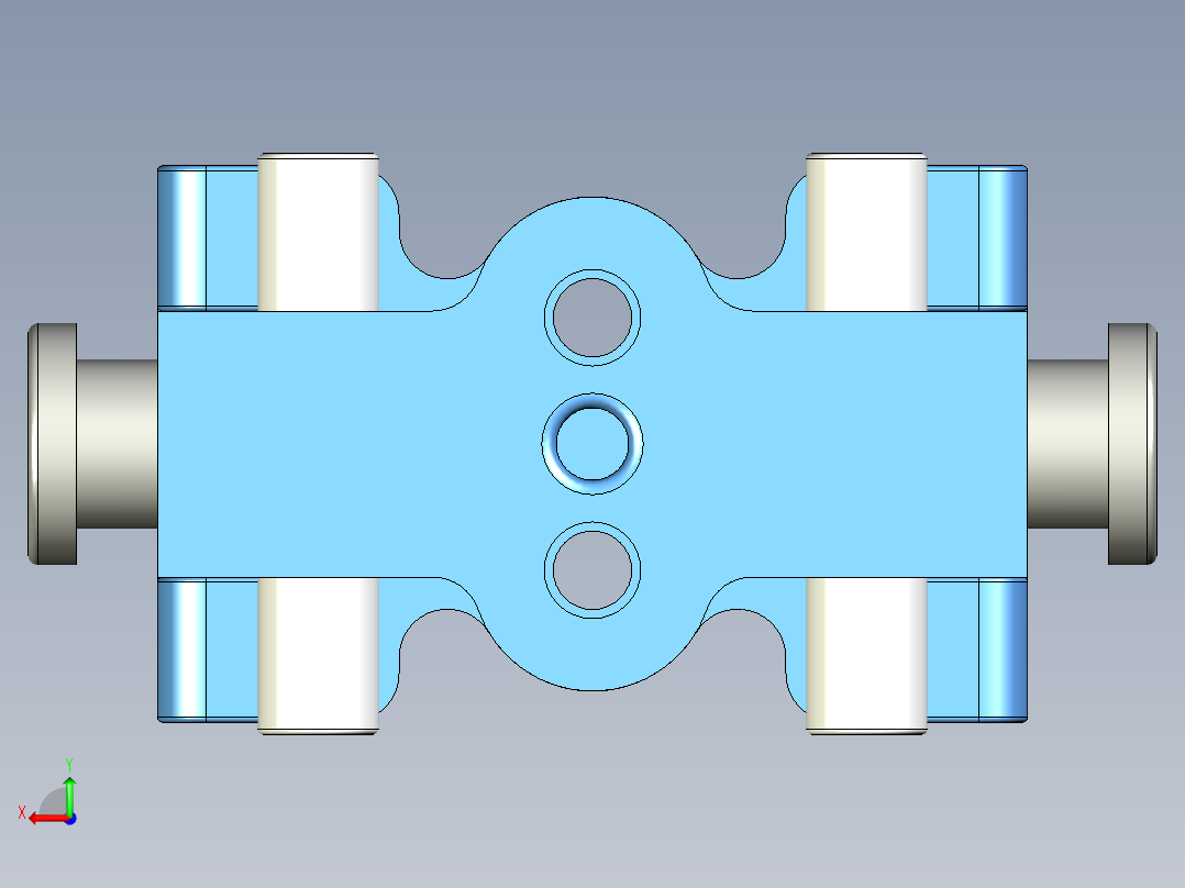 2004电机螺旋桨一键式安装和拆卸部件后视图