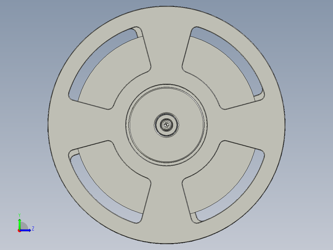 卷料转轴组装-----左视图
