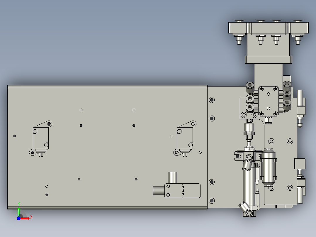 YSZ150B-03-03正极叠片机械手前视图