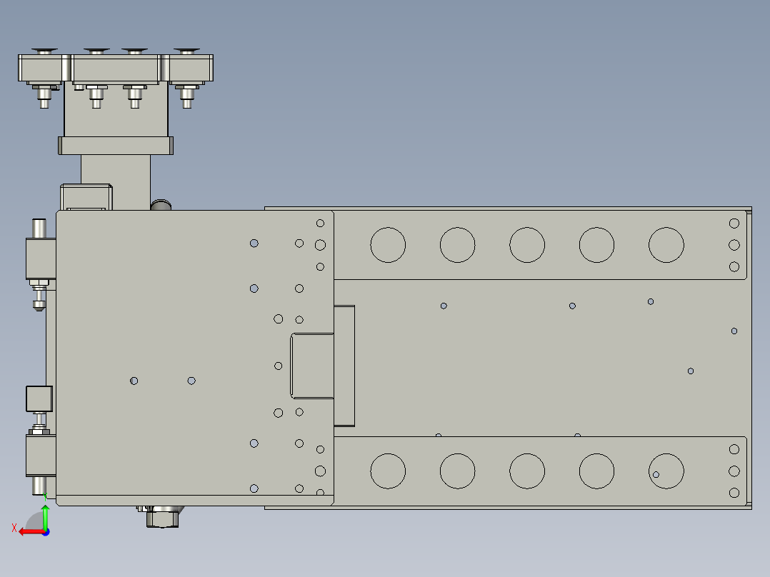 YSZ150B-03-03正极叠片机械手后视图