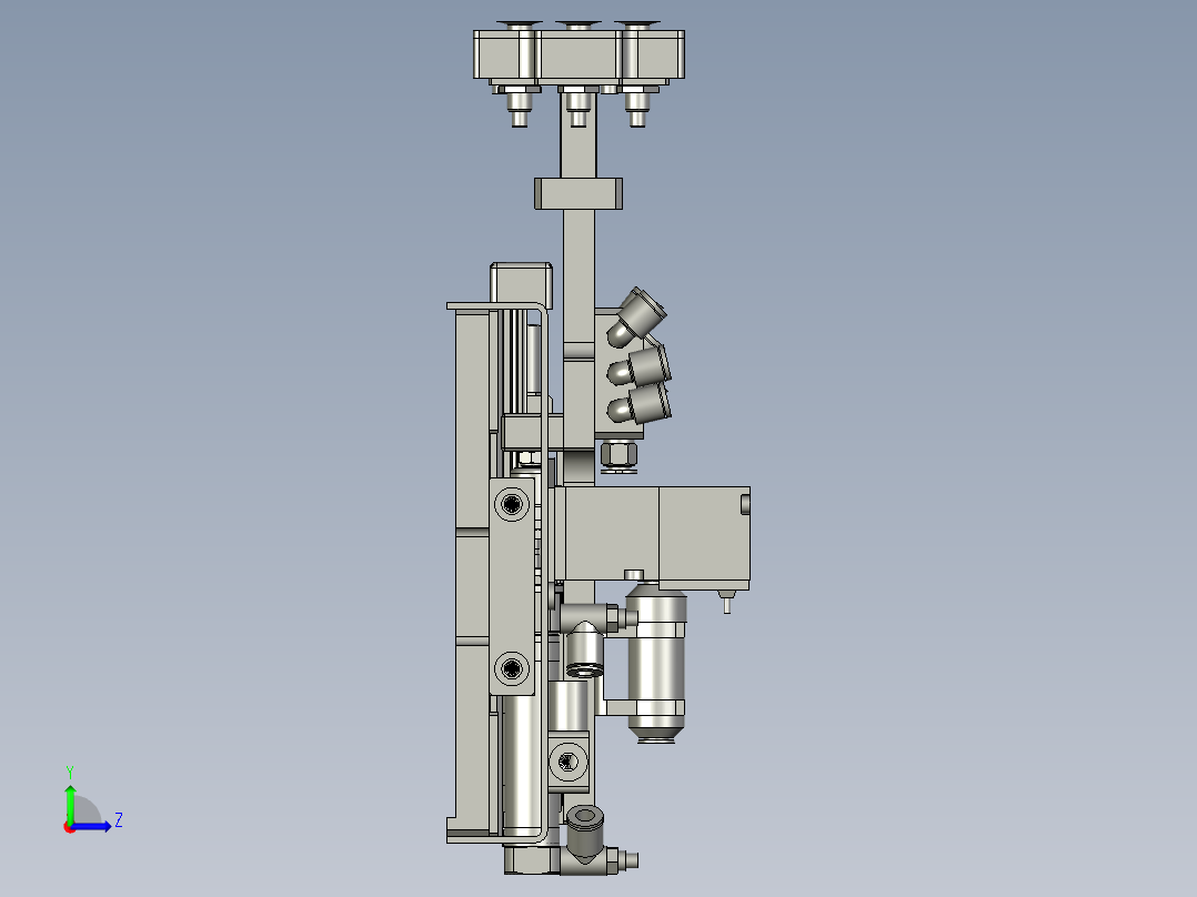 YSZ150B-03-03正极叠片机械手左视图