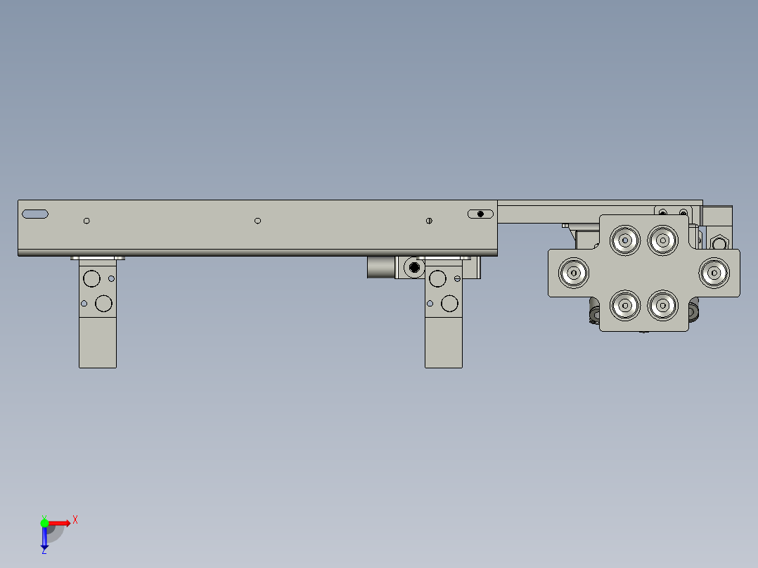 YSZ150B-03-03正极叠片机械手俯视图