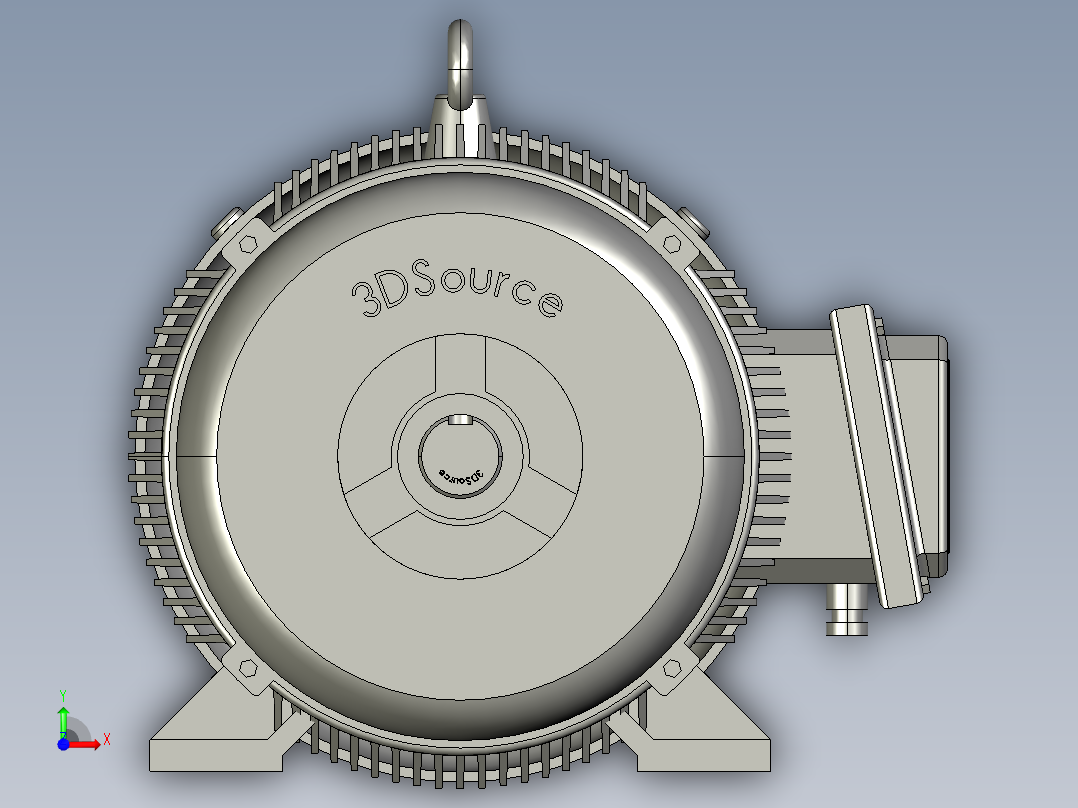 B3_Y2-180L-422KW电机前视图