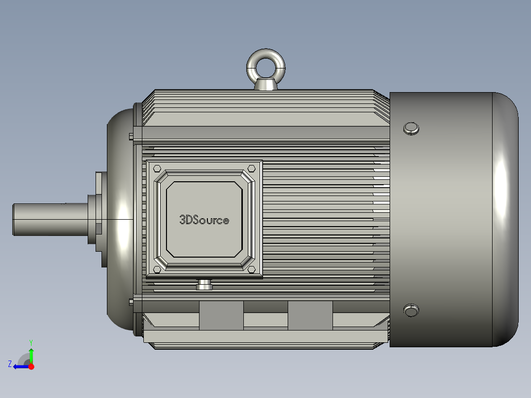 B3_Y2-180L-422KW电机右视图