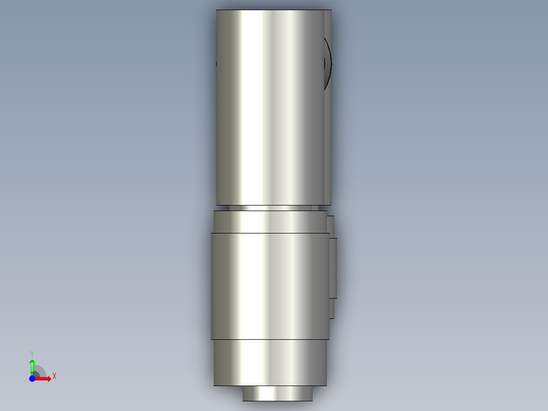 集线板组件-8头前视图