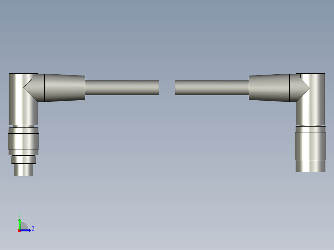 集线板组件-8头左视图