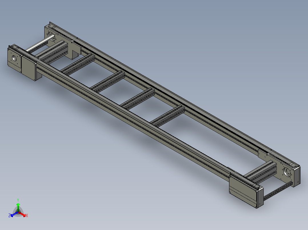 倍速链400宽-20正等轴测图