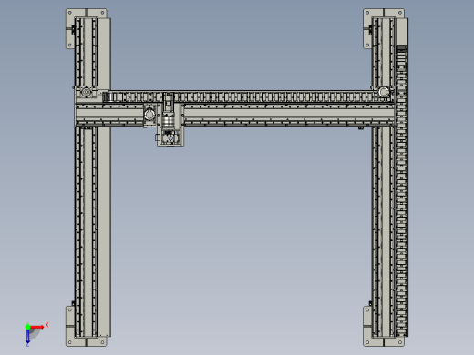 自动送料桁架机械手俯视缩略图