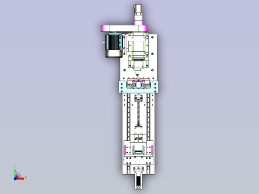 非标卧式钻铣二用专机设计前视缩略图