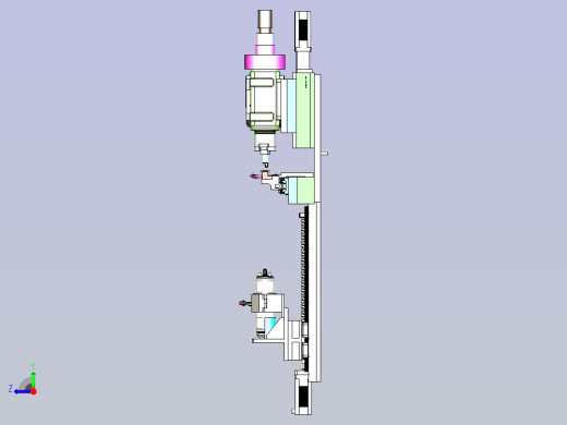 非标卧式钻铣二用专机设计右视缩略图