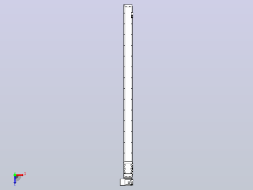 机器人皮带驱动直线轴TPA-GCB-80-P60-L1400-LU-M20-N3俯视缩略图