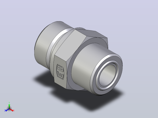 O Lok公螺柱连接器10 12F42EDMLOS正等轴测缩略图
