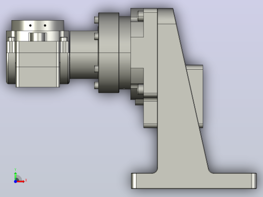 微型旋转轴XR85-60-10-M1（短款58.5mm）标准款前视缩略图