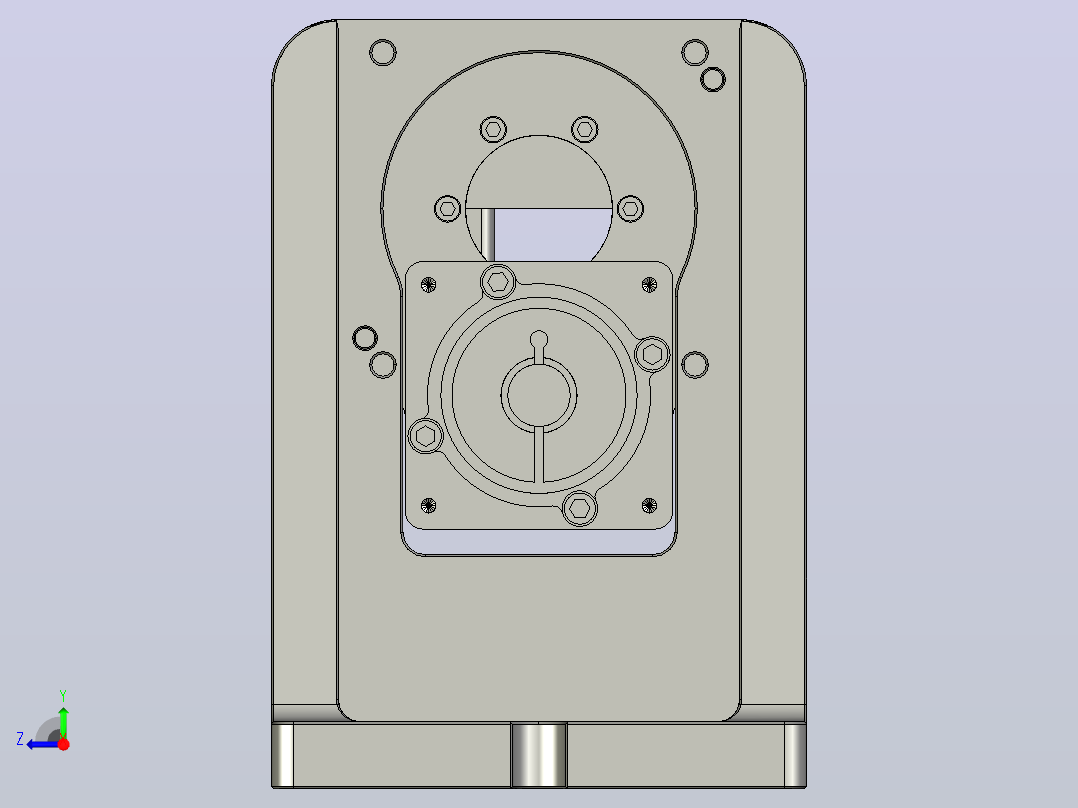 微型旋转轴XR85-60-10-M1（短款58.5mm）标准款右视图