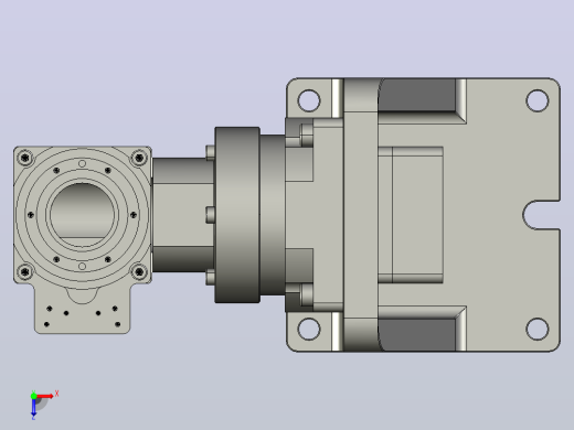 微型旋转轴XR85-60-10-M1（短款58.5mm）标准款俯视缩略图