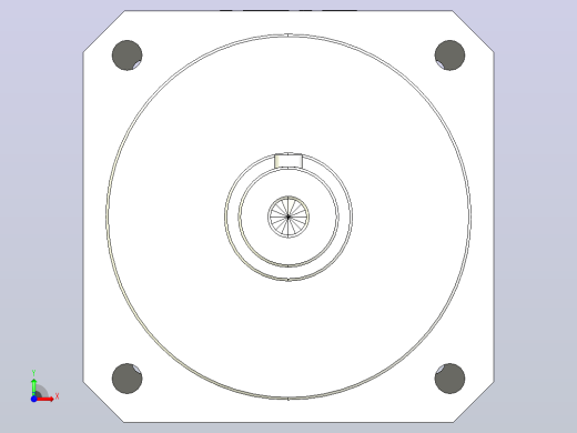 NB090精密行星减速机[NB090-L1-3]前视缩略图