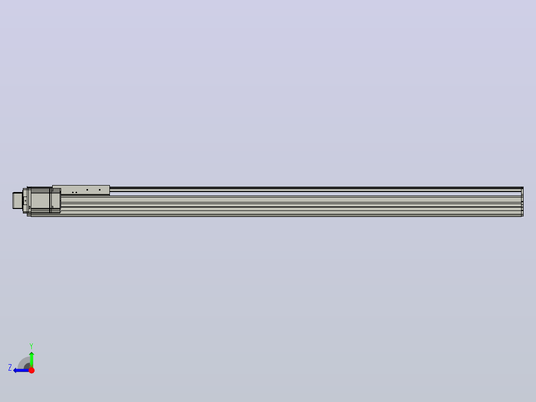 MT136BS半封闭丝杆滑台[MT136BS.L#.950.BL.P40.C3]右视图