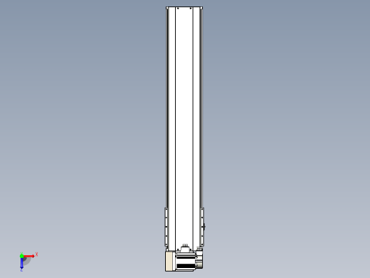皮带直线轴半封闭可选导轨TPA-HNB-220D-176-L1050-LU-C-P1K-N3俯视缩略图