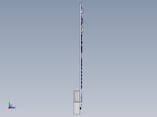 PCB测试板左视缩略图