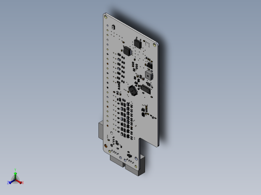 PCB测试板正等轴测缩略图