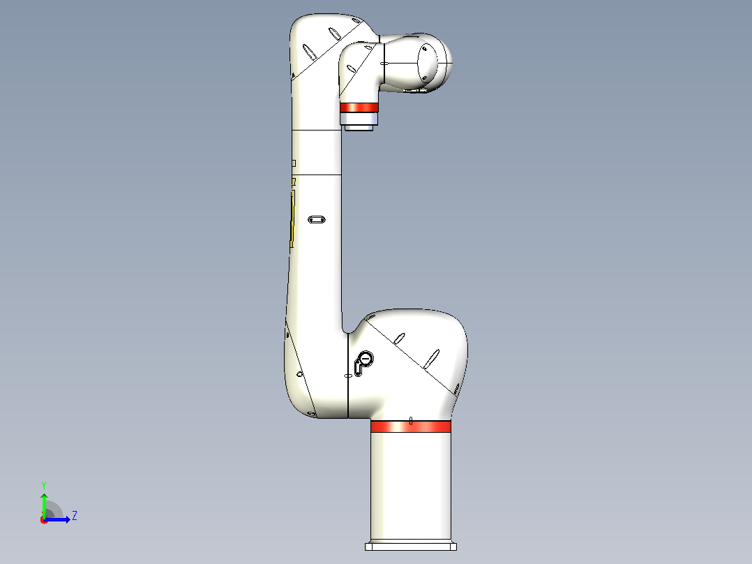 HSR-CR610工业协作机器人左视图