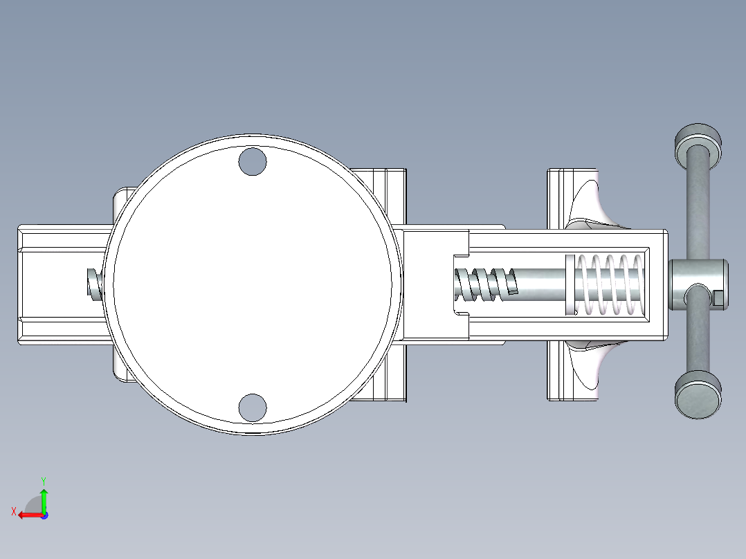 台虎钳SW后视图