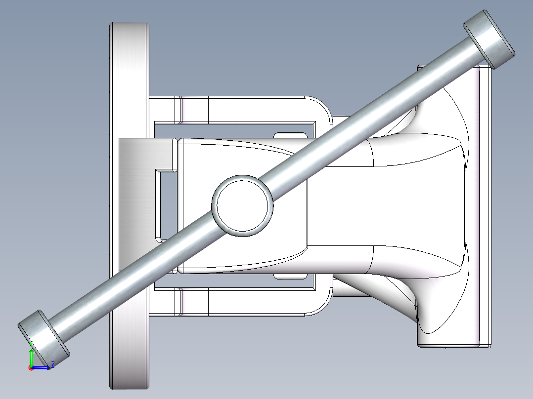 台虎钳SW左视图