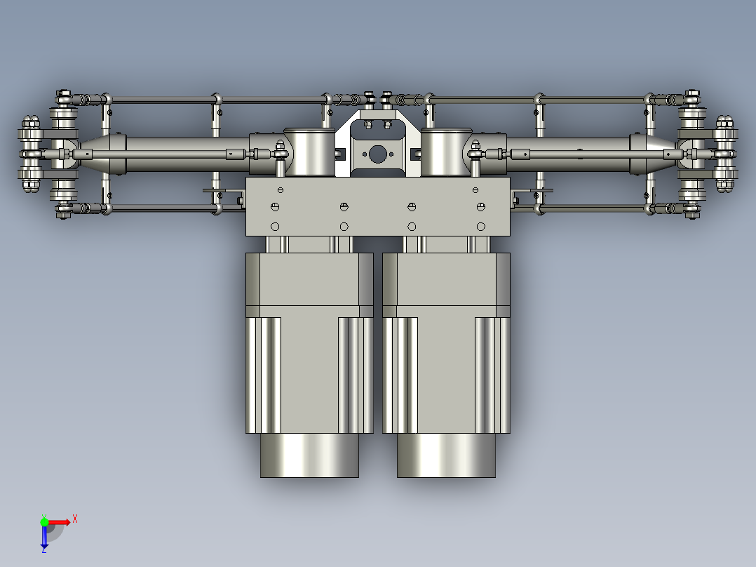 并联机器人D2-600俯视图