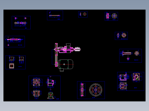 生物质成型机图纸