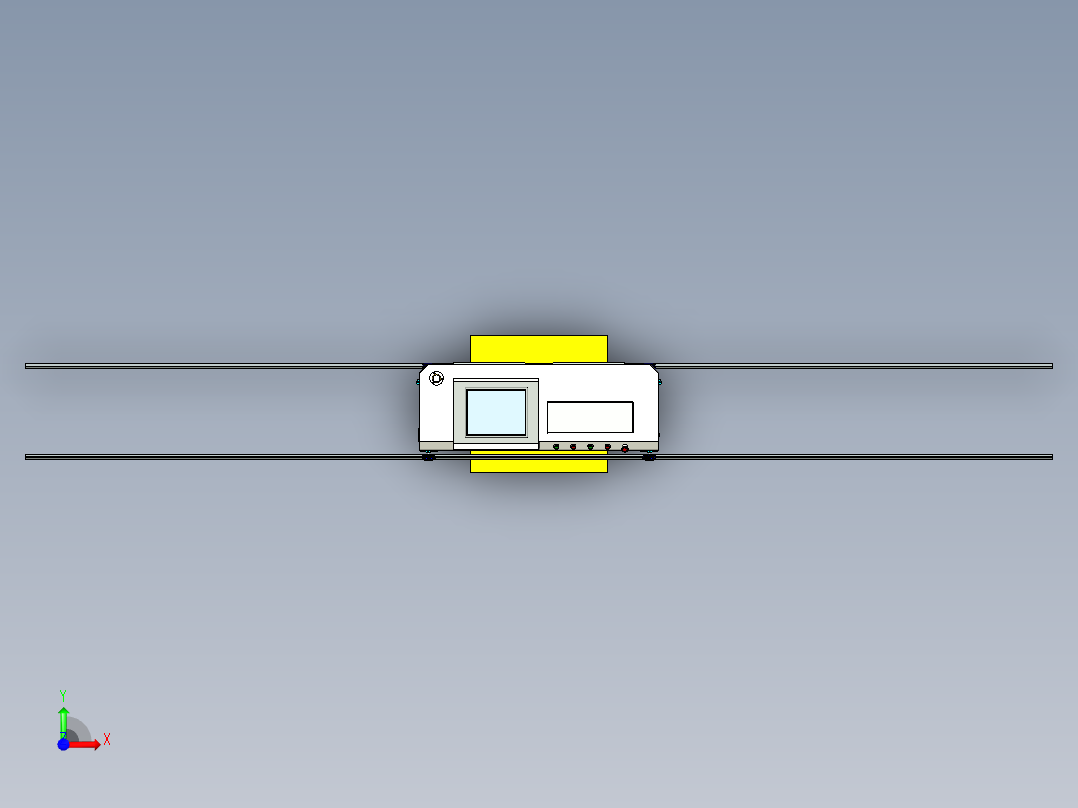 机器视觉检测机前视图