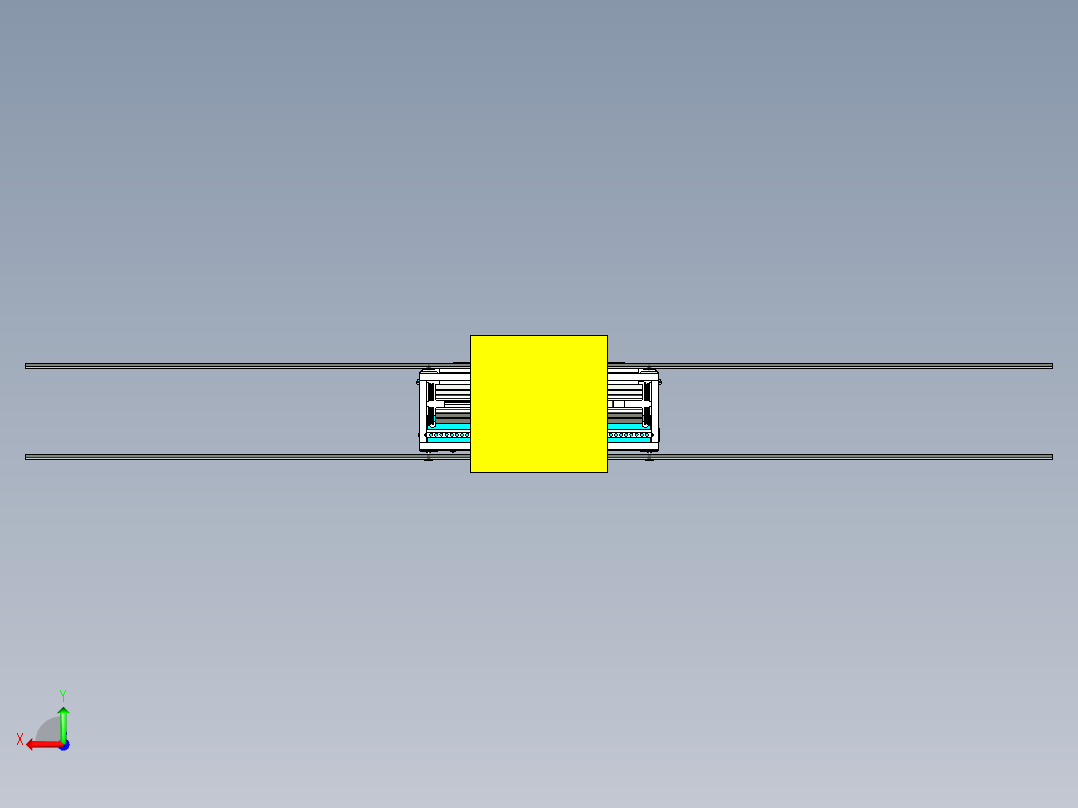 机器视觉检测机后视图