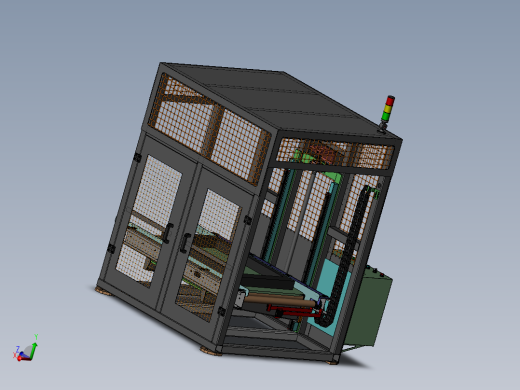 悬臂式提升机含工程图sw14可编辑