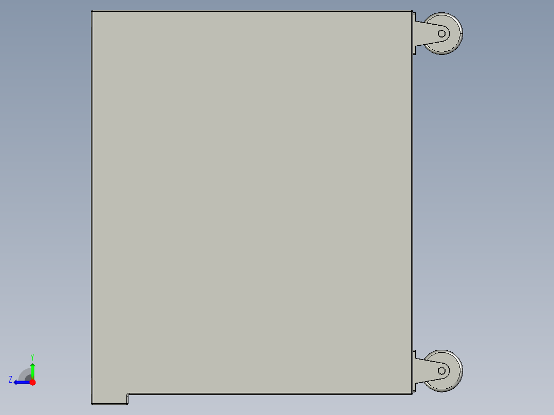 滑车3d模型右视图