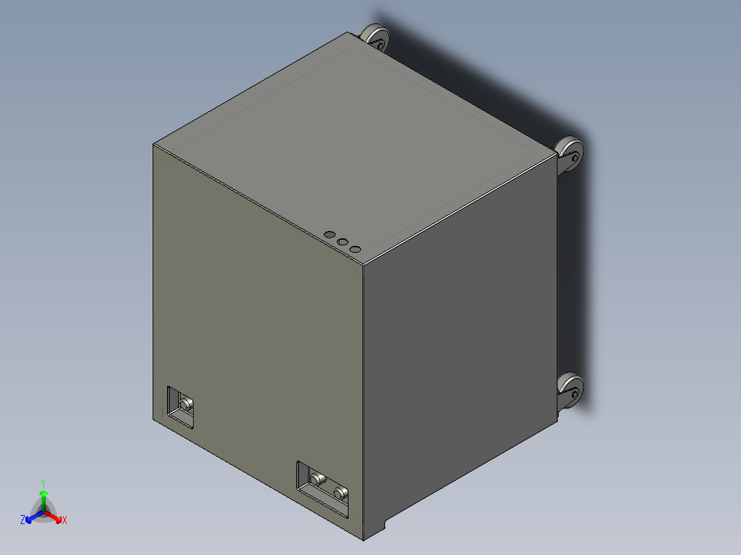 滑车3d模型正等轴测图