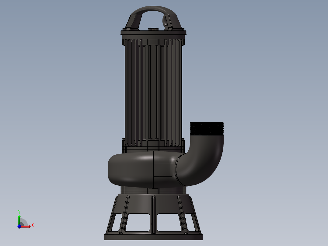 潜水离心泵前视图