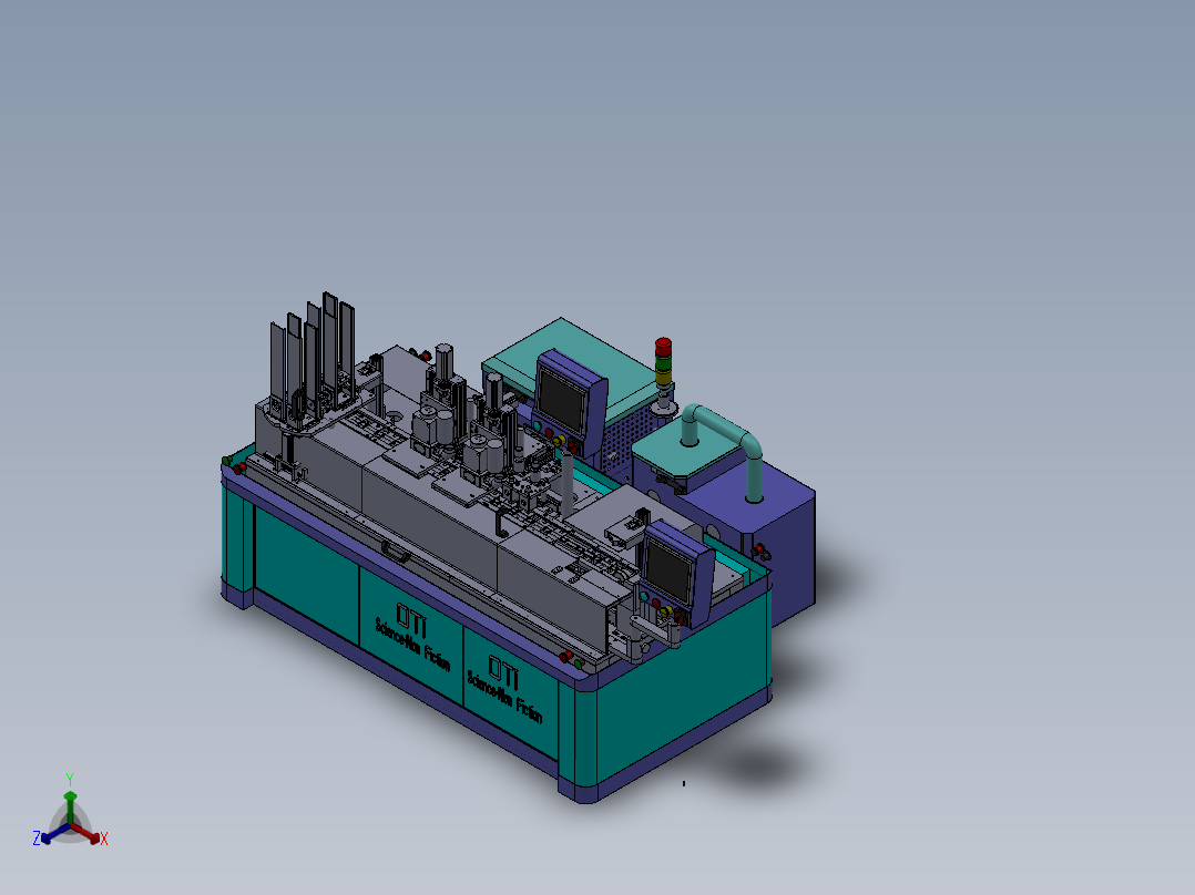 26智能卡手机SIM卡铣IC槽线正等轴测图