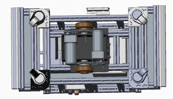 铝型材车架单驱AGV