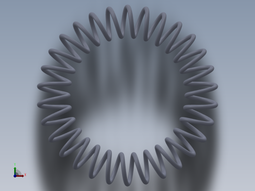 圆圈弹簧前视缩略图