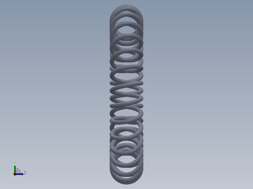 圆圈弹簧左视缩略图