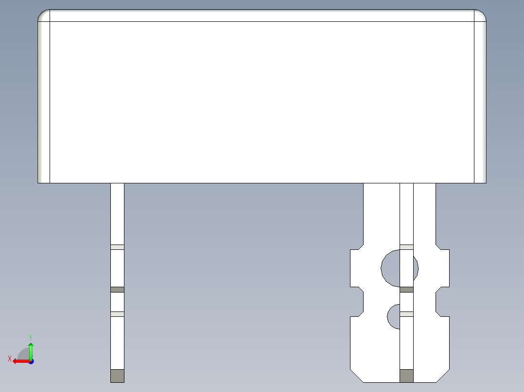 桥式整流器-KBPC_Max_Size_rev1.1后视图
