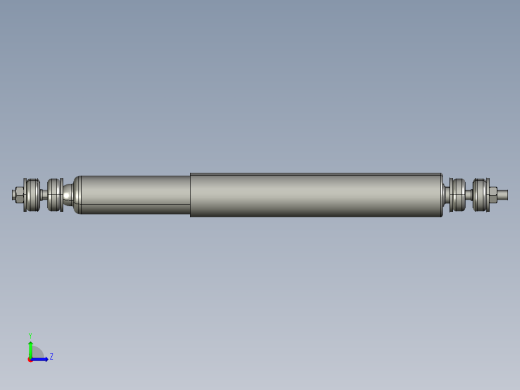 阻尼器-缓冲装置左视缩略图