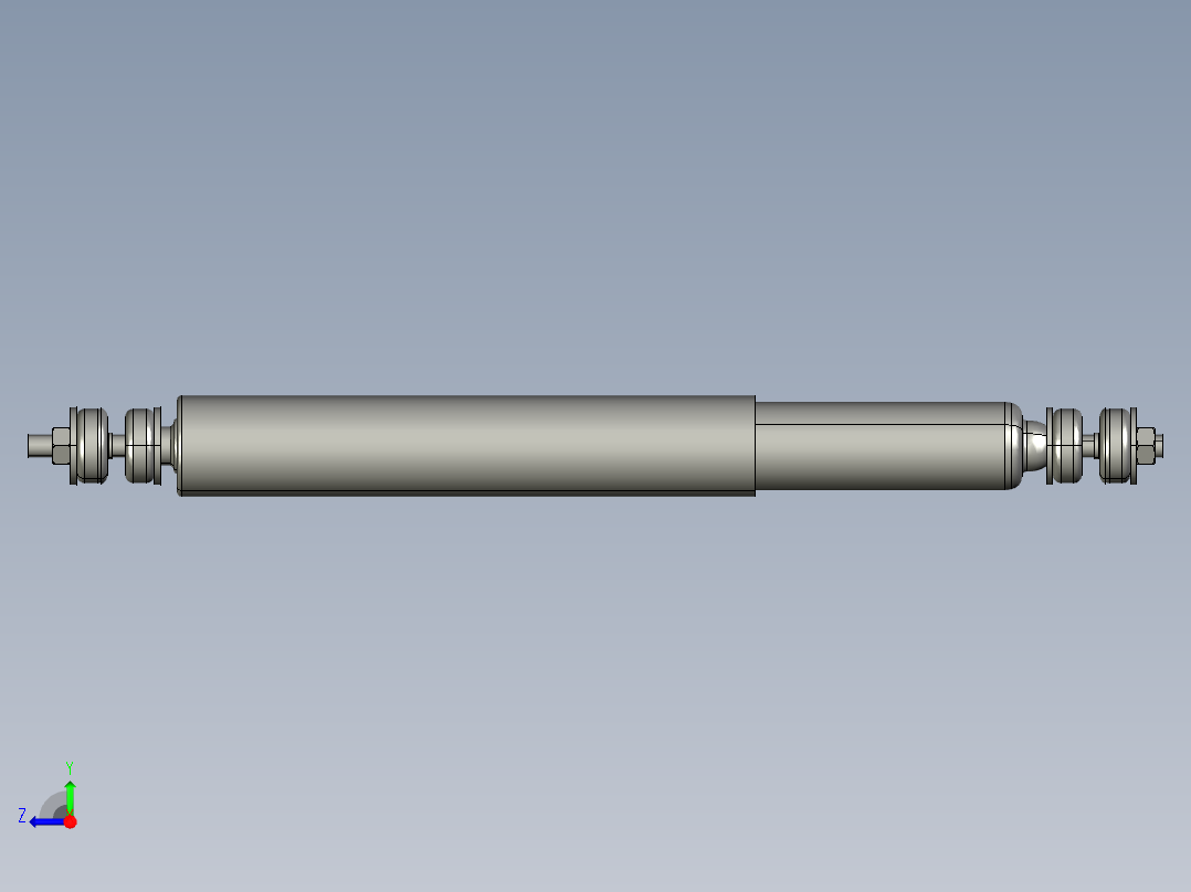 阻尼器-缓冲装置右视图
