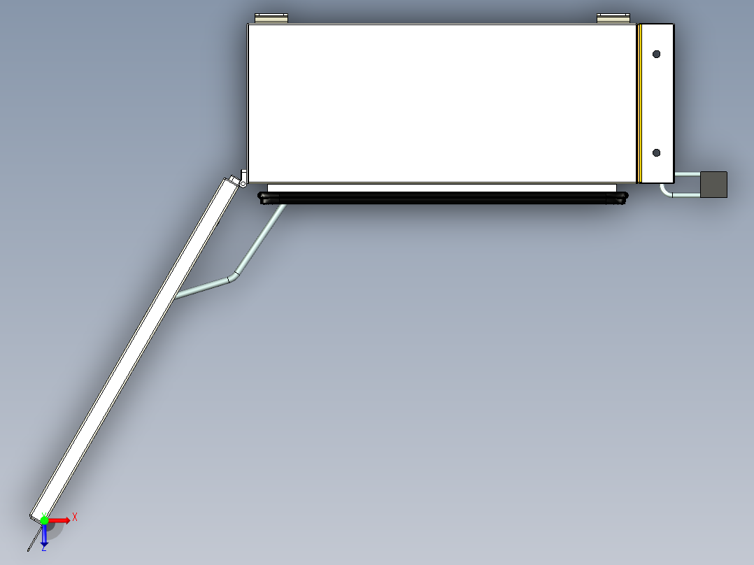 钣金光电箱俯视图