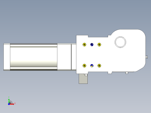 德克斯TUNKERS气缸数模KS_100_2_A00_T08_105GRAD前视缩略图