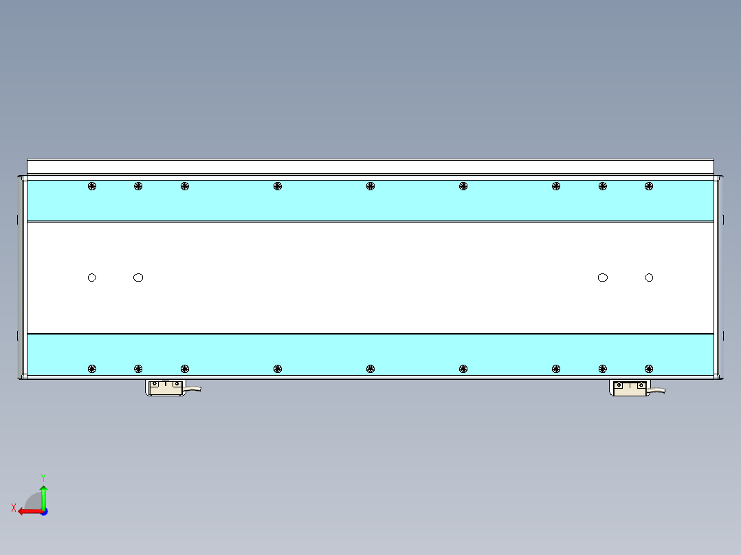 威洛博LC系列3d模型模组2LC22H2Y-S250后视图