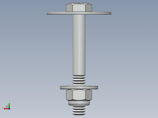 紧固件-0.2500 Hex Bolt-01后视缩略图
