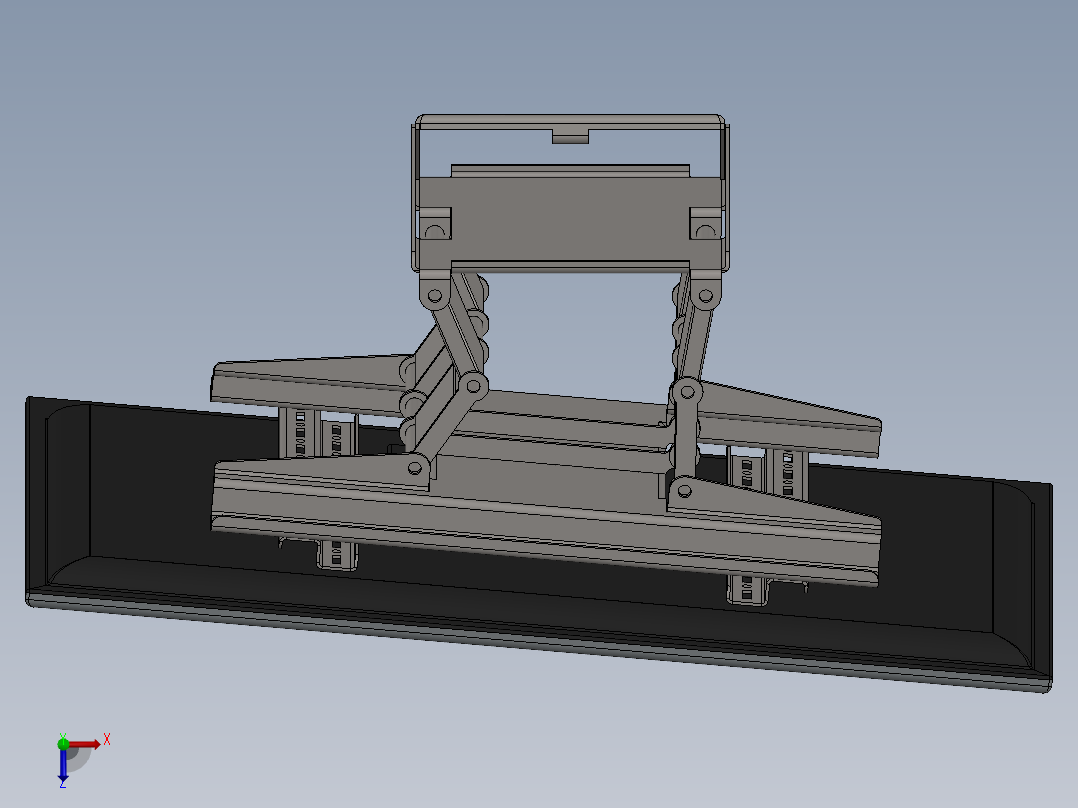 新电视支架俯视图