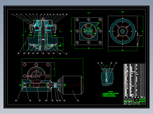 JX358-数控车床自动回转刀架机电系统设计【含全套CAD图+PDF图+文档】