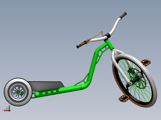 漂移三轮车后视缩略图