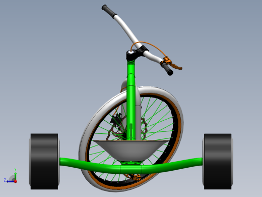 漂移三轮车右视缩略图